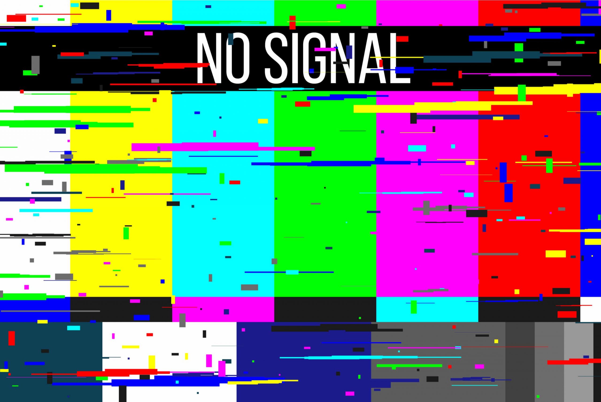Телевизор ошибка видео. Телевизор экран no Signal. Эррор экран телевизора. Цветное Телевидение no Signal. Сбой сигнала телика.