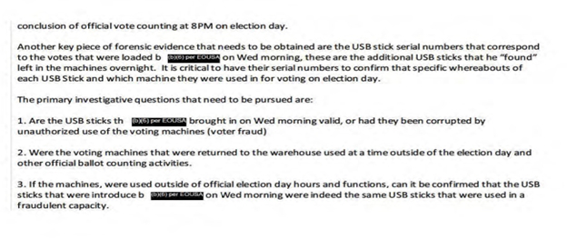 US Attorney McSwain emails to DOJ explaining the election machines to be examined, and why - Part 2