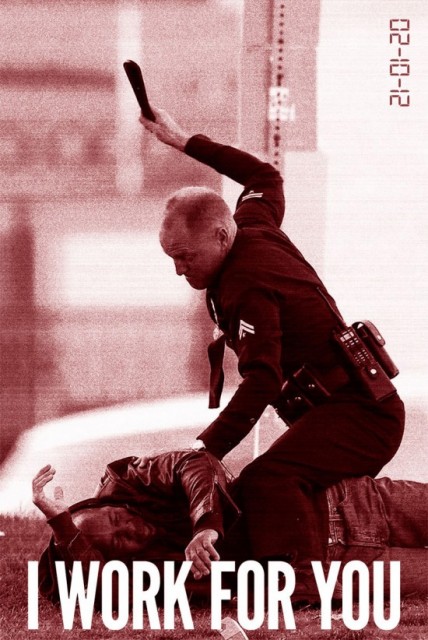 Rampart Movie Poster Campaign Features Woody Harrelson as a Cop Beating a Man